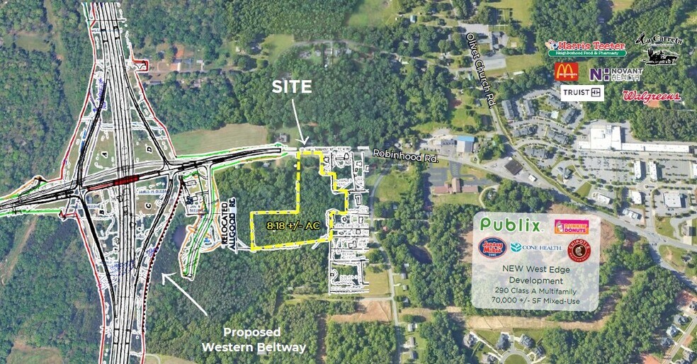 5544 Robinhood Rd, Winston-Salem, NC à vendre - Photo de l’immeuble – Image 2 sur 3