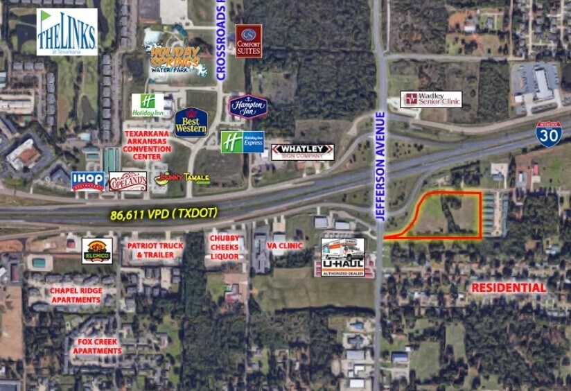 E 50th St, Texarkana, AR à vendre - Aérien – Image 2 sur 2