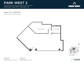 1501-1507 Lyndon B Johnson Fwy, Dallas, TX à louer Plan d’étage– Image 1 sur 1