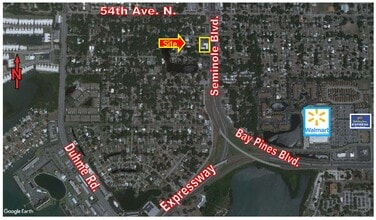 5290 Seminole Blvd, Saint Petersburg, FL - Vue aérienne vue de carte