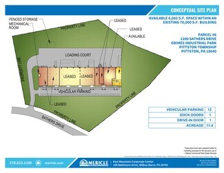 Plus de détails pour 1200 Sathers Dr, Pittston, PA - Industriel/Logistique à louer
