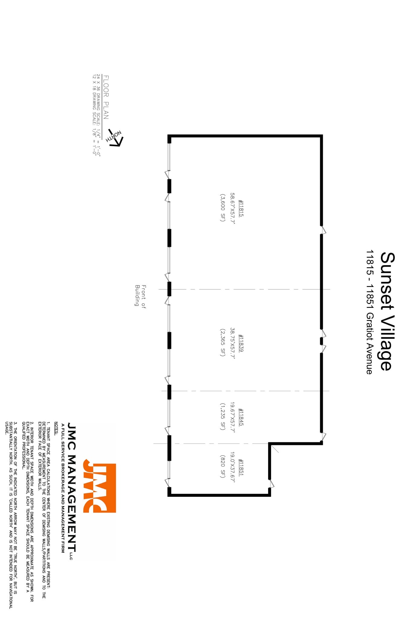 11811-11851 Gratiot Ave, Detroit, MI à louer Plan de site– Image 1 sur 3