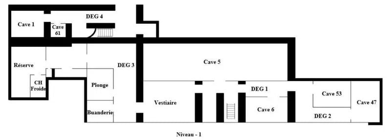 Local commercial dans Paris à vendre - Plan d’étage – Image 2 sur 2