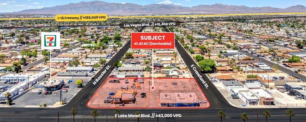 2722 E Lake Mead Blvd, North Las Vegas, NV à louer - Photo de l’immeuble – Image 2 sur 12