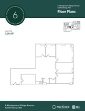 6 Montgomery Village Ave, Gaithersburg, MD à louer Plan d’étage– Image 1 sur 2