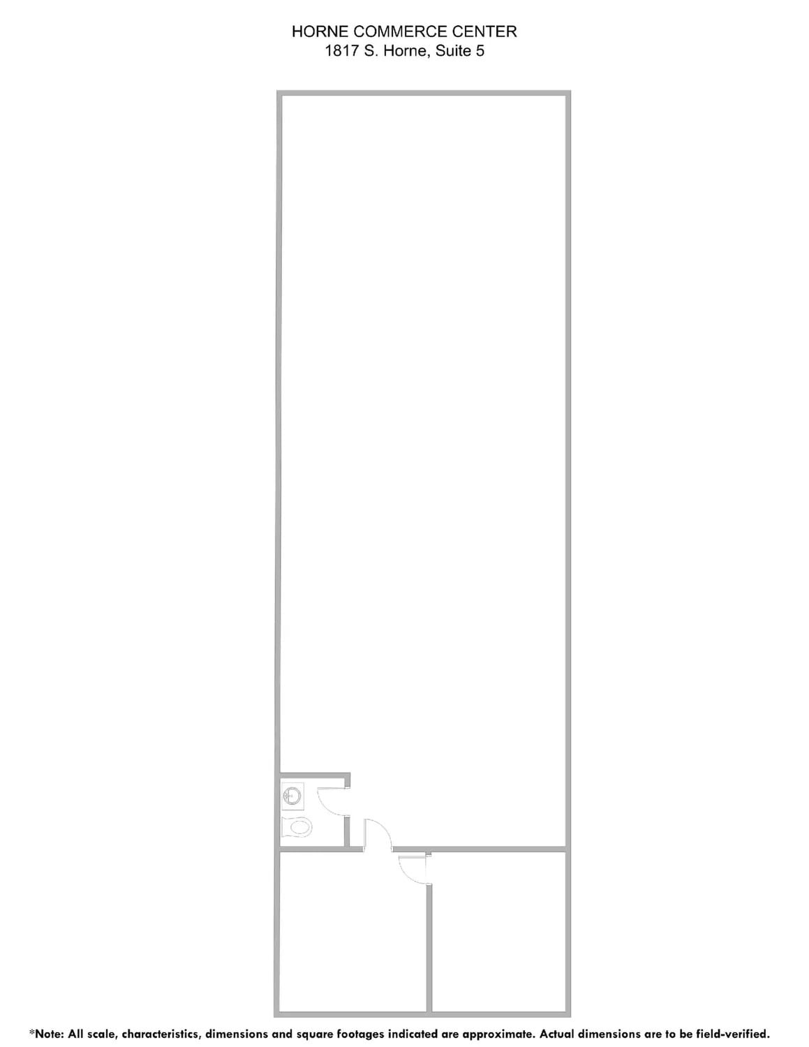 1817 S Horne, Mesa, AZ à louer Plan d’étage– Image 1 sur 1