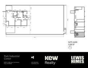 6000 E 58th Ave, Commerce City, CO à louer Plan de site– Image 1 sur 1
