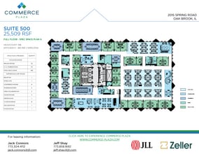 2015 Spring Rd, Oak Brook, IL à louer Plan d’étage– Image 2 sur 4