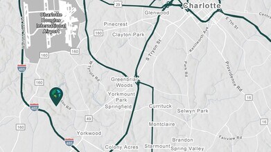 4835 Sirona Dr, Charlotte, NC - VUE AÉRIENNE  vue de carte