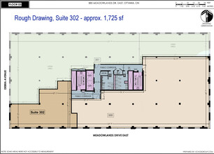 885 Meadowlands Dr, Ottawa, ON à louer Plan d’étage– Image 1 sur 1
