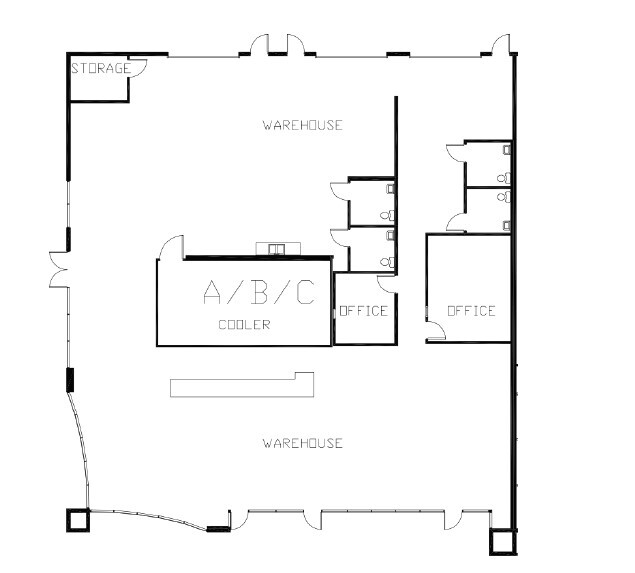 1115 Research Dr, Redlands, CA à louer Plan d’étage– Image 1 sur 2