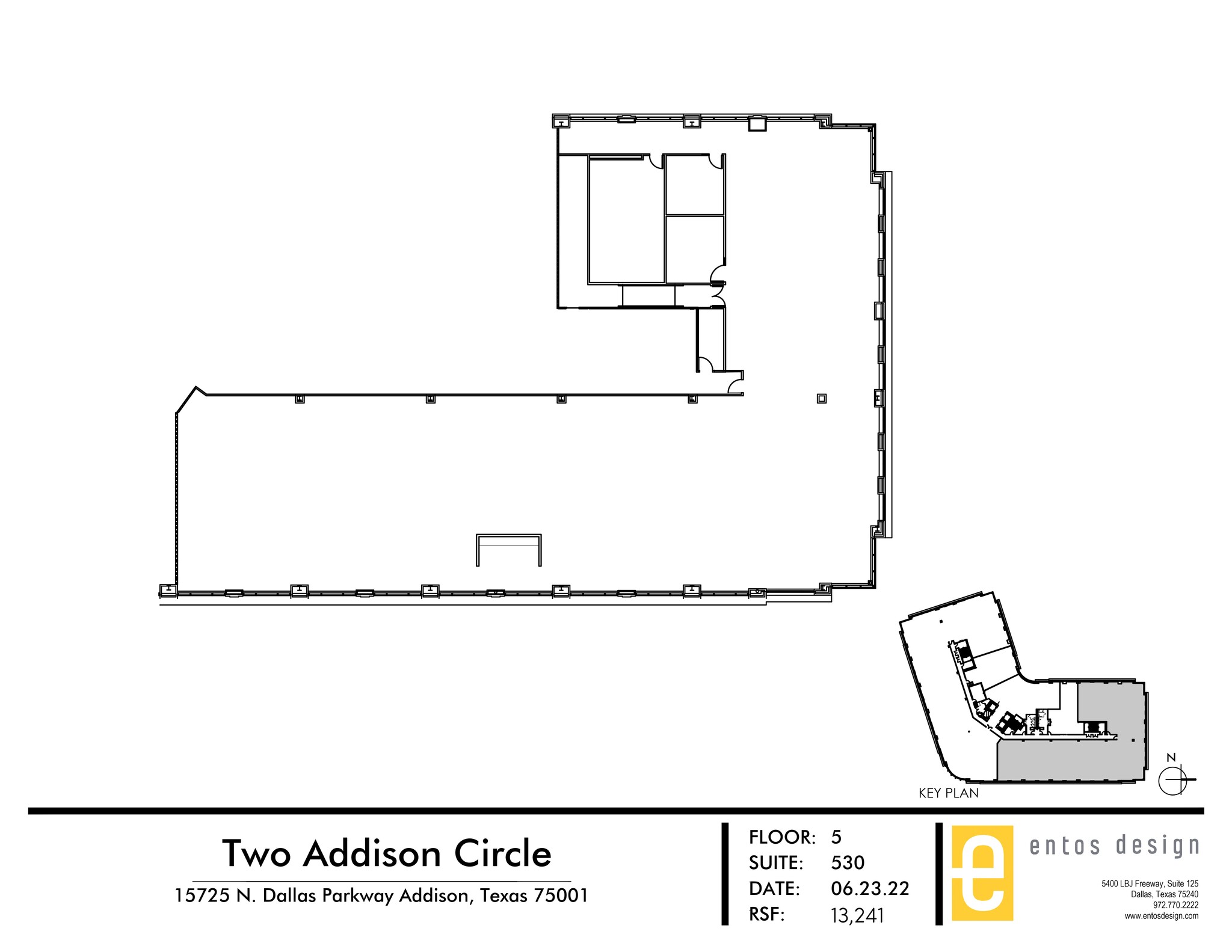 15725 Dallas Pky, Addison, TX à louer Plan de site– Image 1 sur 1