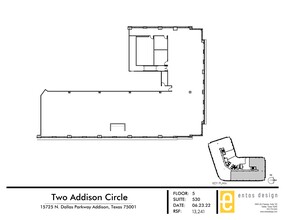 15725 Dallas Pky, Addison, TX à louer Plan de site– Image 1 sur 1