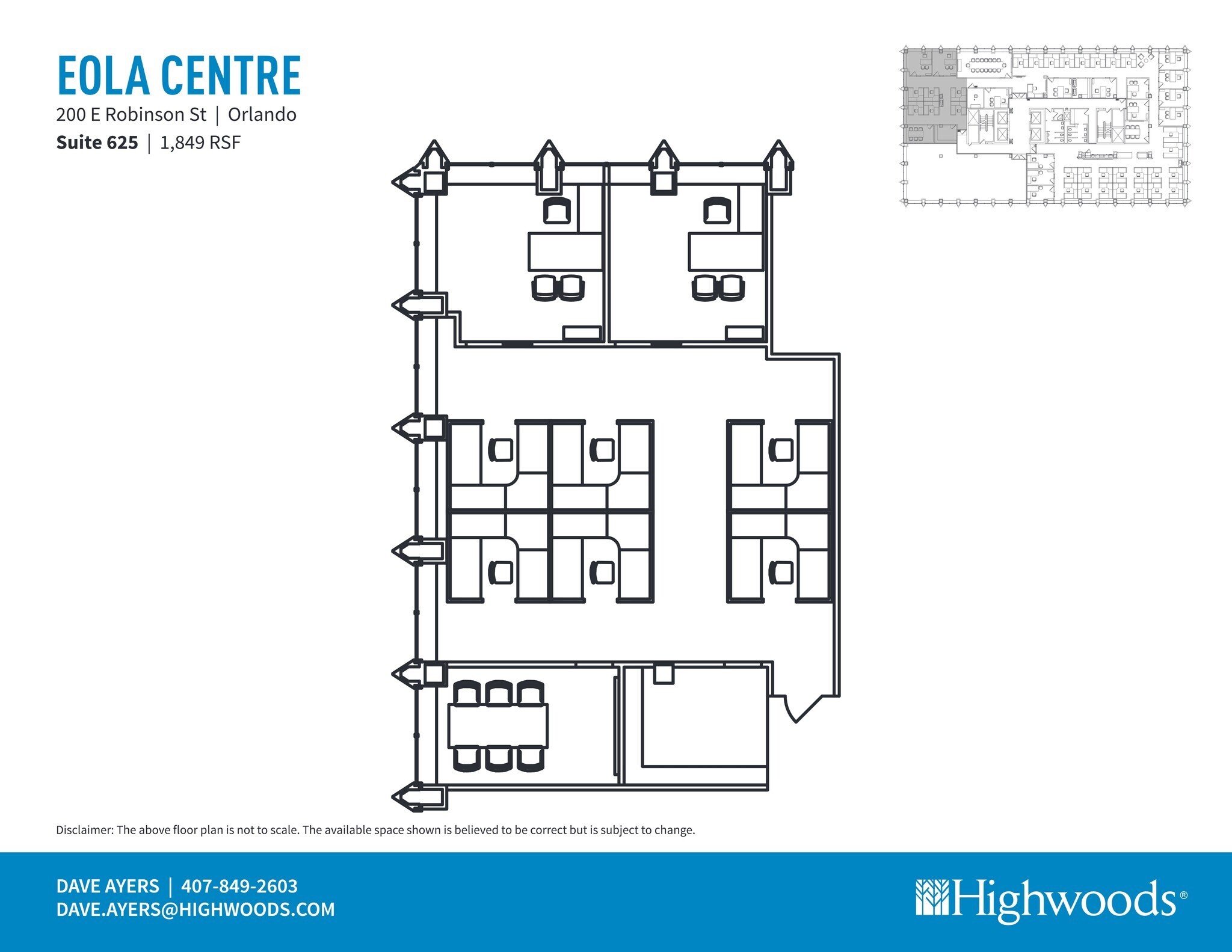200 E Robinson St, Orlando, FL à louer Plan de site– Image 1 sur 1