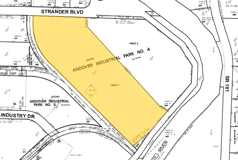 551-567 Strander Blvd, Tukwila, WA à louer - Plan cadastral – Image 2 sur 6