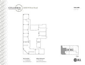 5600 N River Rd, Rosemont, IL à louer Plan d’étage– Image 1 sur 1