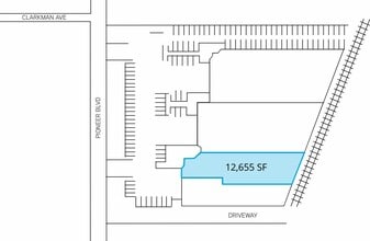 10504-10540 Pioneer Blvd, Santa Fe Springs, CA à louer Plan de site– Image 2 sur 2