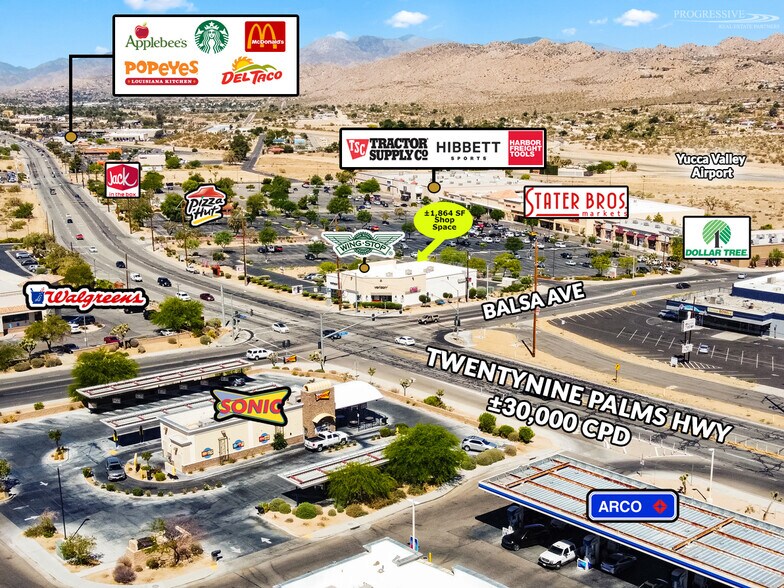 58132 Twentynine Palms Hwy, Yucca Valley, CA à louer - Photo de l’immeuble – Image 1 sur 4