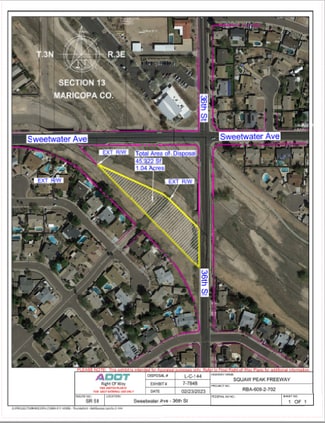 Plus de détails pour SWC Sweetwater Ave & 36th St, Phoenix, AZ - Terrain à vendre