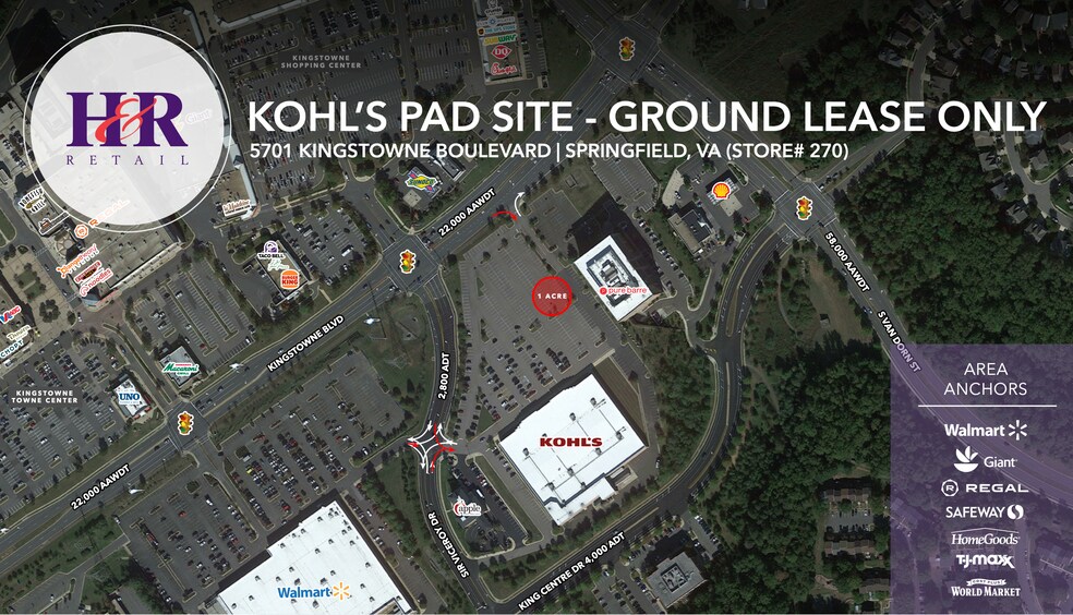 5701 Kingstowne Blvd, Alexandria, VA à louer - Aérien – Image 1 sur 1
