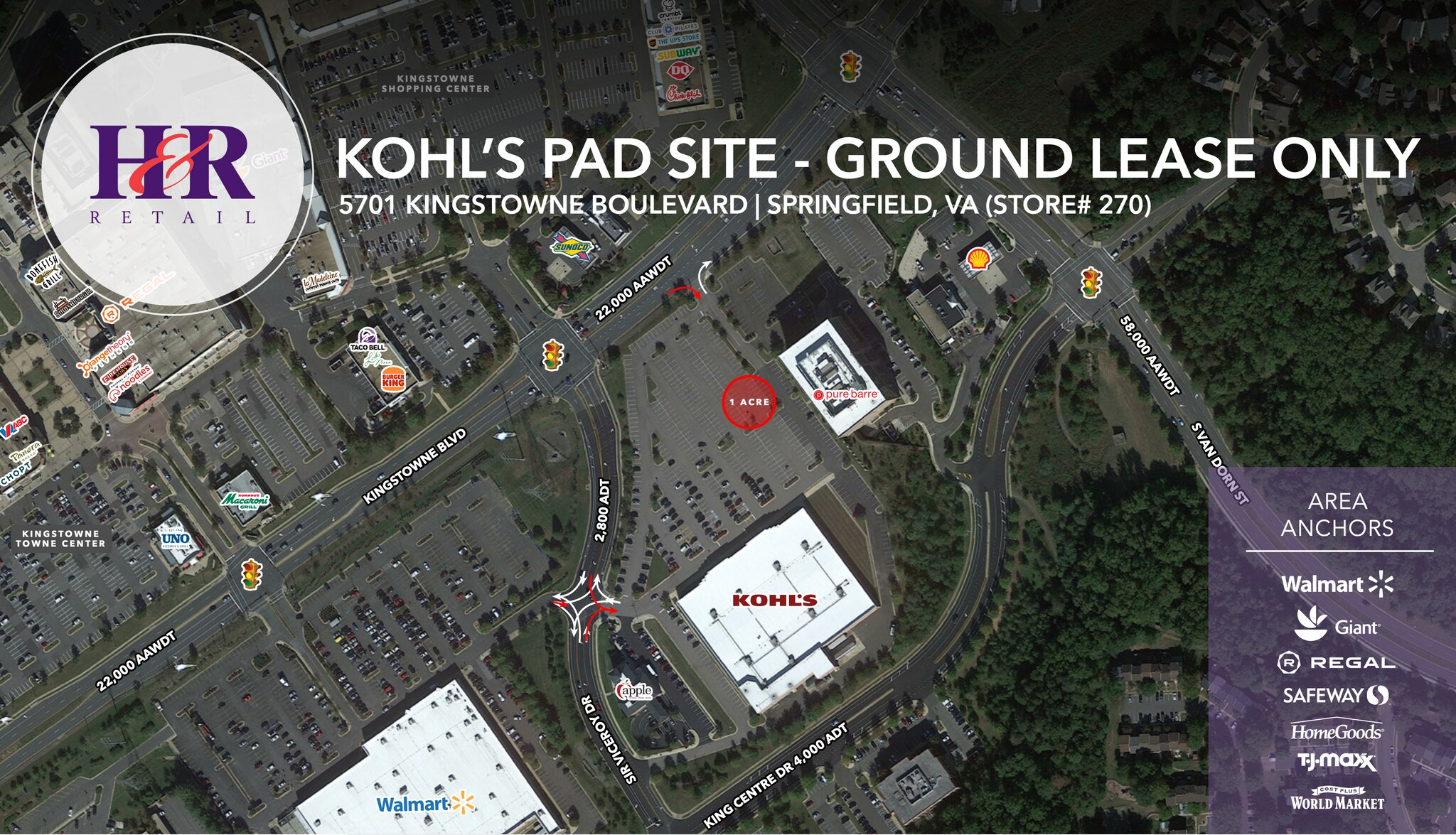 5701 Kingstowne Blvd, Alexandria, VA à louer Aérien– Image 1 sur 2