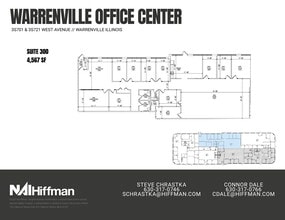 3S721 West Ave, Warrenville, IL à louer Plan d’étage– Image 1 sur 1
