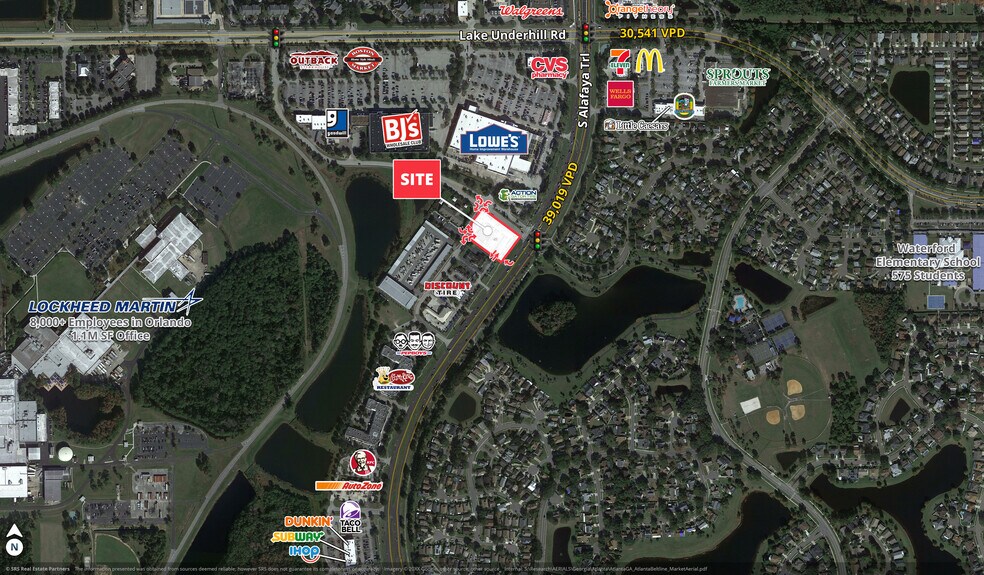 310 S Alafaya Trl, Orlando, FL à vendre - Aérien – Image 2 sur 2