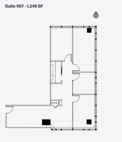 510 Burrard St, Vancouver, BC à louer Plan d’étage– Image 1 sur 1