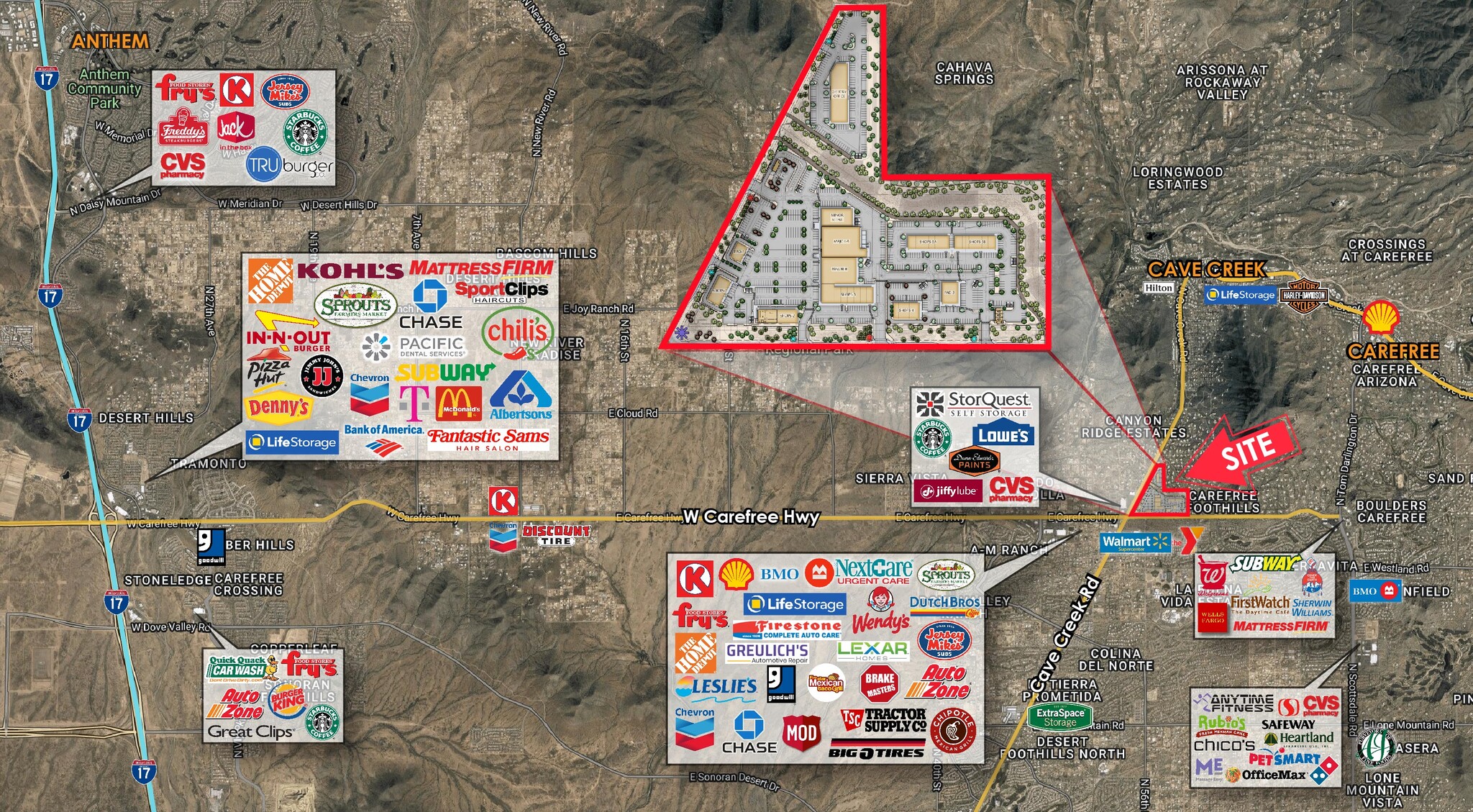 NEC Carefree Hwy & Cave Creek Rd, Cave Creek, AZ à vendre Photo de l’immeuble– Image 1 sur 1
