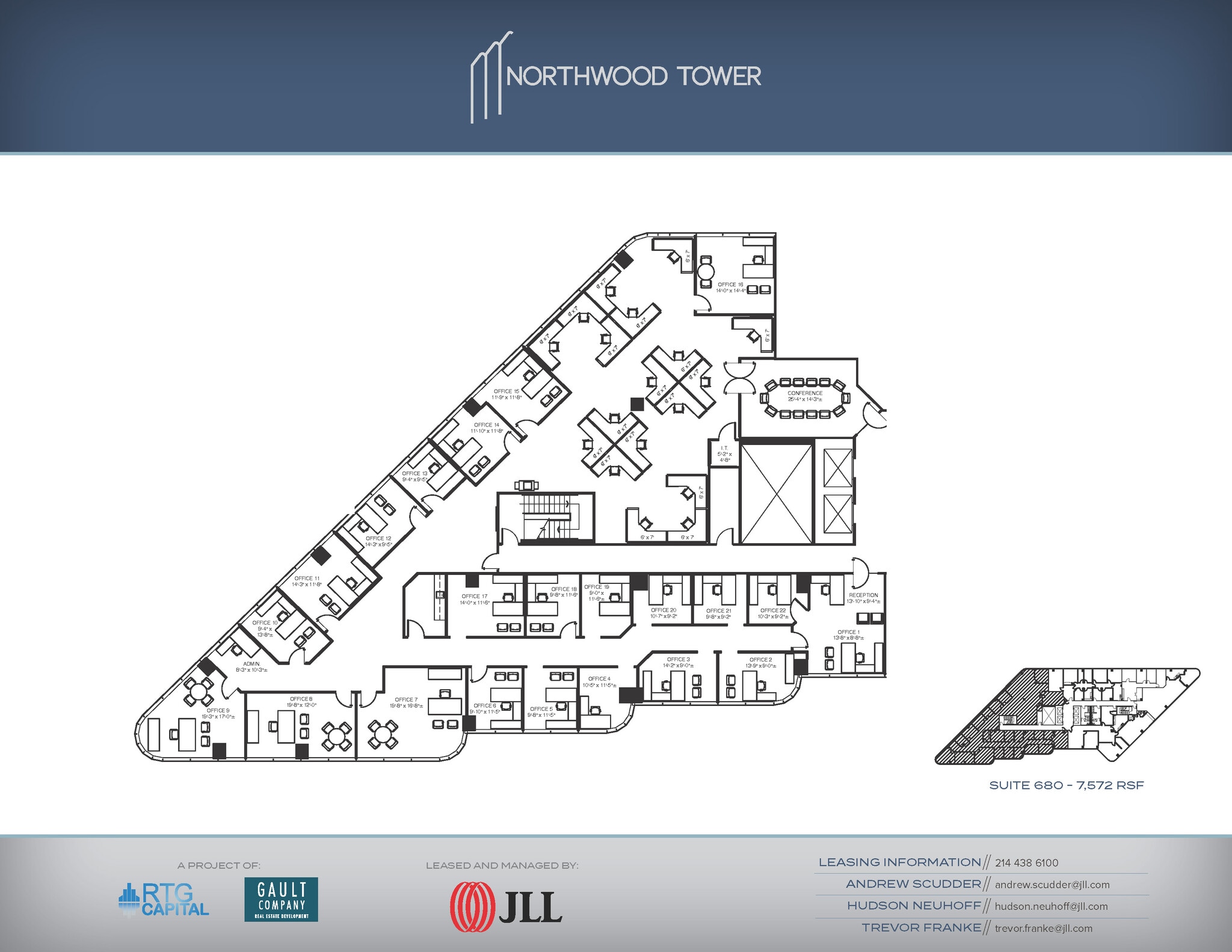 5757 Alpha Rd, Dallas, TX à louer Plan d’étage– Image 1 sur 1