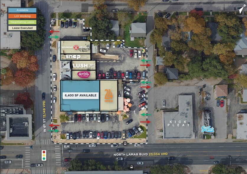 600 N Lamar Blvd N, Austin, TX à louer - Plan de site – Image 2 sur 4