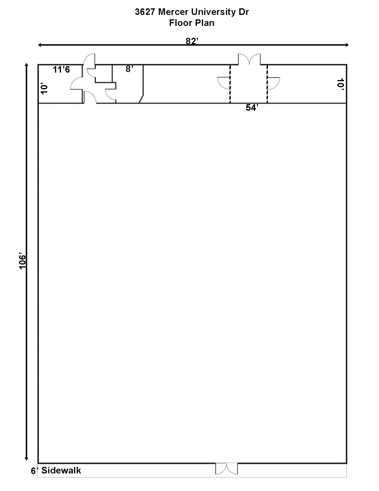 3627 Mercer University Dr, Macon-Bibb, GA à louer Photo intérieure– Image 1 sur 1