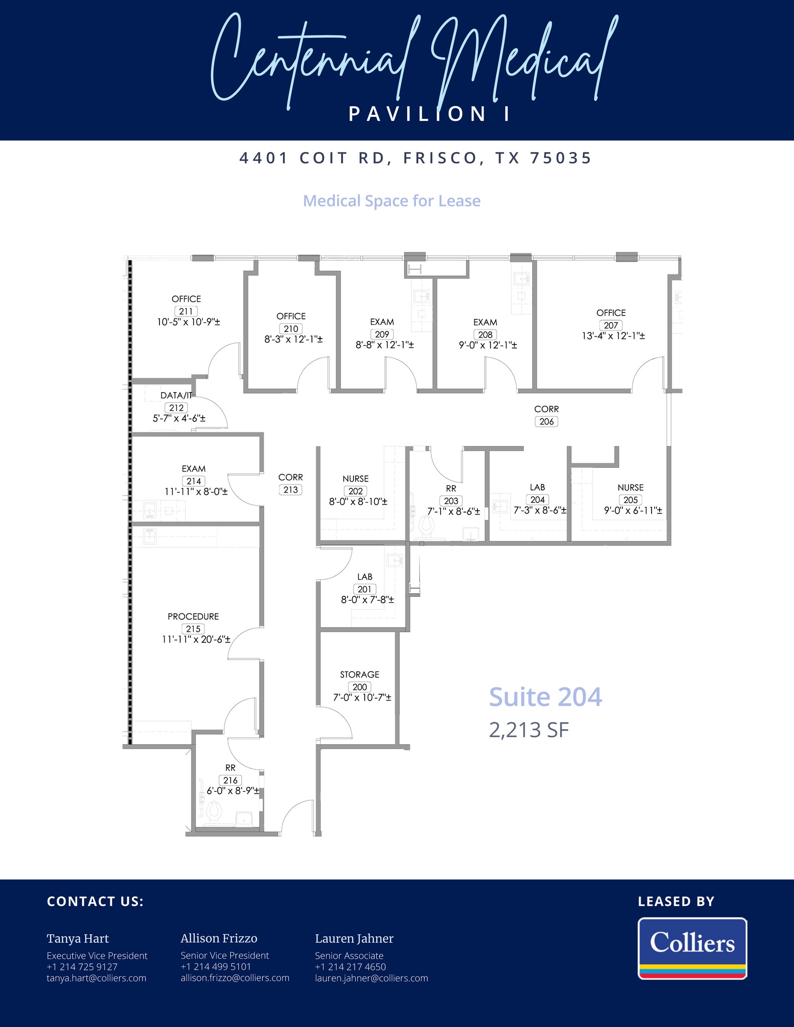 4401 Coit Rd, Frisco, TX à louer Plan d’étage– Image 1 sur 1