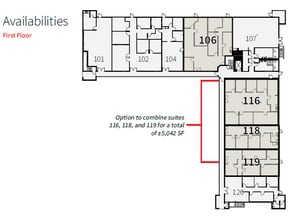 5 Financial Plz, Napa, CA à louer Plan d’étage– Image 1 sur 5