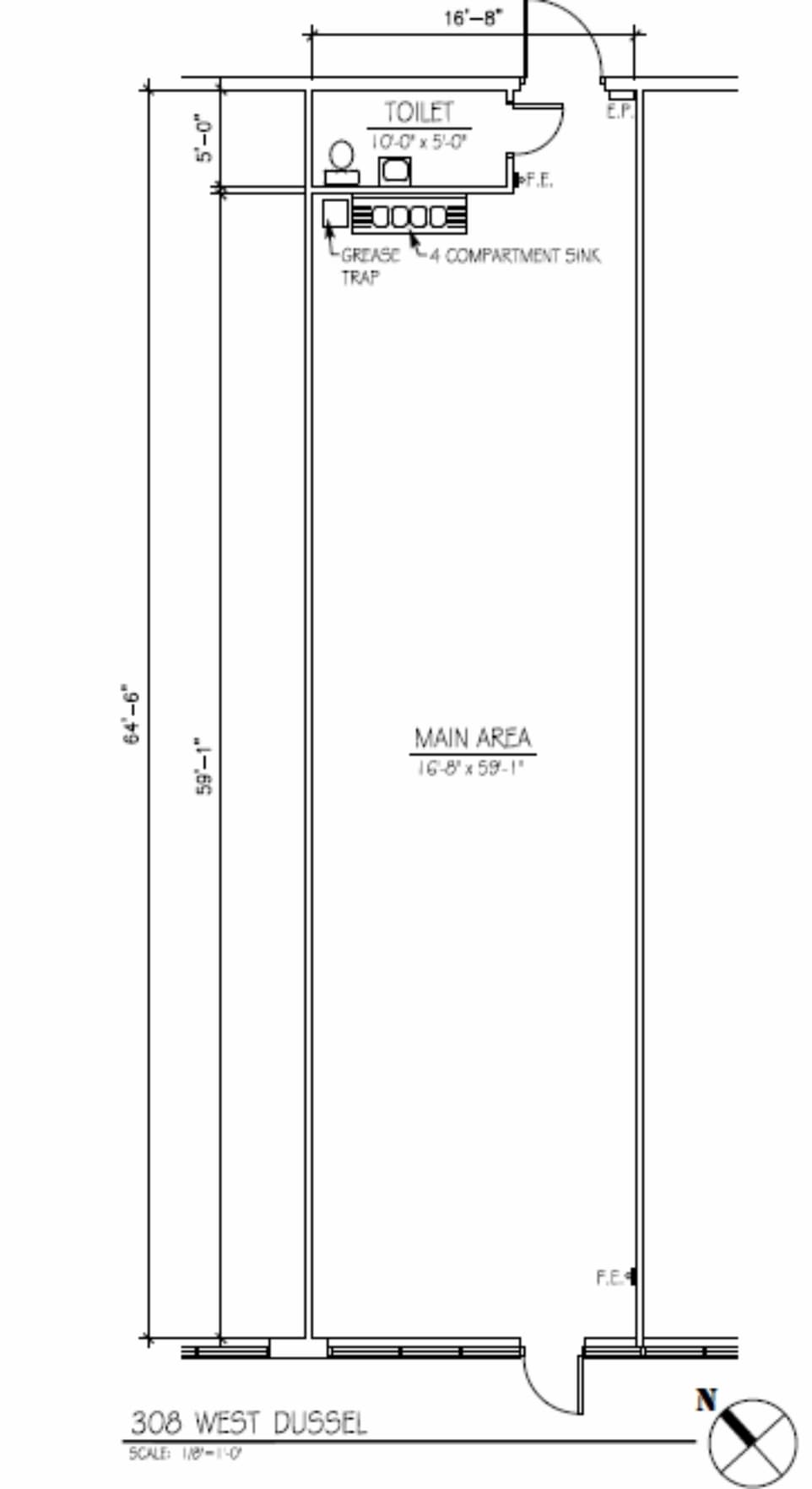 300-342 W Dussel Dr, Maumee, OH à louer Plan d’étage– Image 1 sur 1