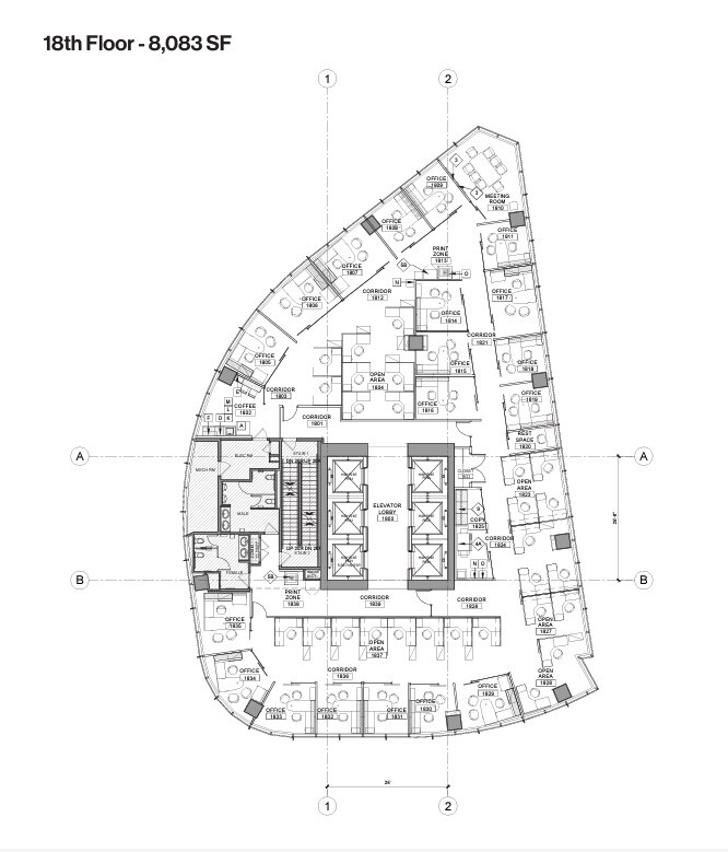 1021 W Hastings St, Vancouver, BC à louer Plan d’étage– Image 1 sur 1