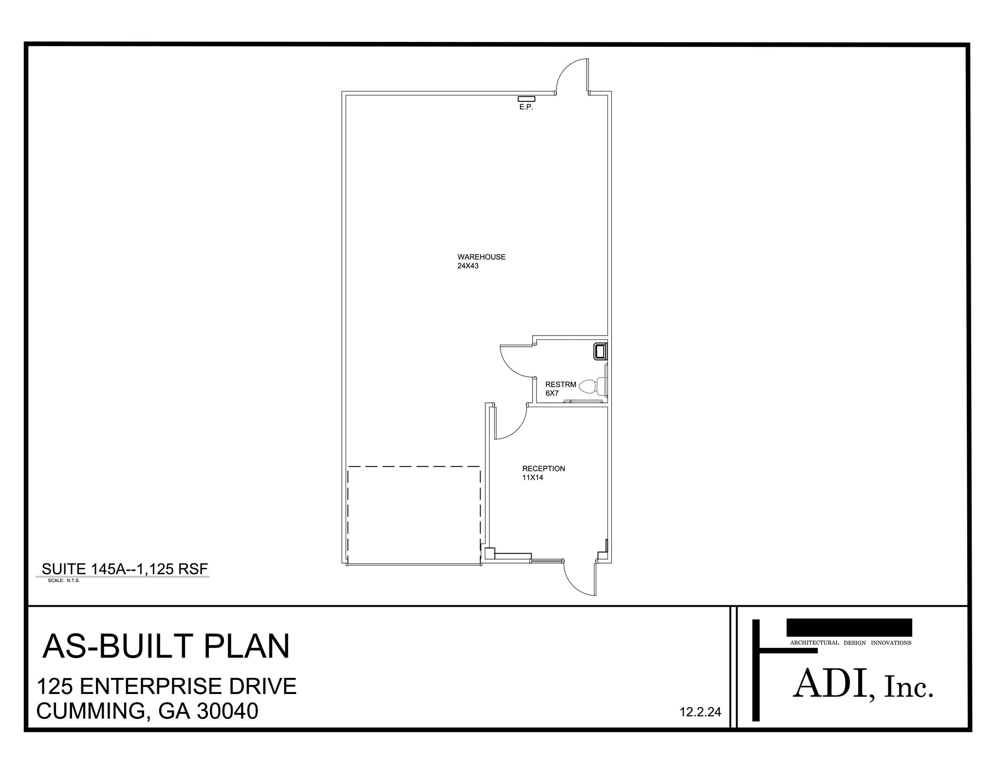 105 Enterprise Dr, Cumming, GA à louer Plan de site– Image 1 sur 1