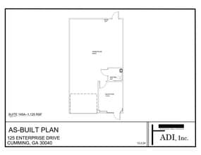 105 Enterprise Dr, Cumming, GA à louer Plan de site– Image 1 sur 1