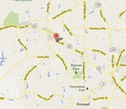 570 W Crossville Rd, Roswell, GA - VUE AÉRIENNE  vue de carte