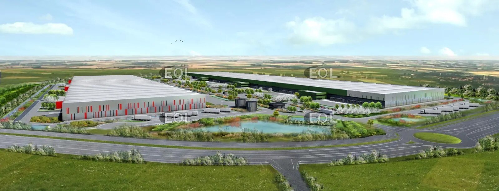 Industriel/Logistique dans Dourges à louer Aérien– Image 1 sur 2