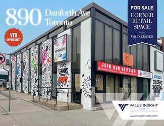 Plus de détails pour 890 Danforth Ave, Toronto, ON - Local commercial à vendre