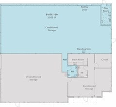 6141 Pacific St, Rocklin, CA à louer Plan d’étage– Image 1 sur 2