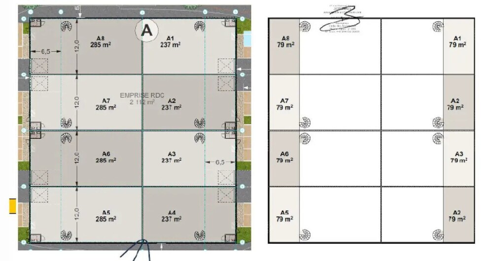 Local d’activités dans Moret-Loing-et-Orvanne à louer - Plan d’étage – Image 2 sur 2