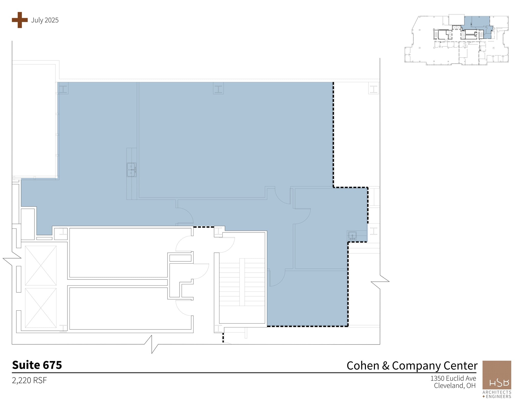 1350 Euclid Ave, Cleveland, OH à louer Plan de site– Image 1 sur 1