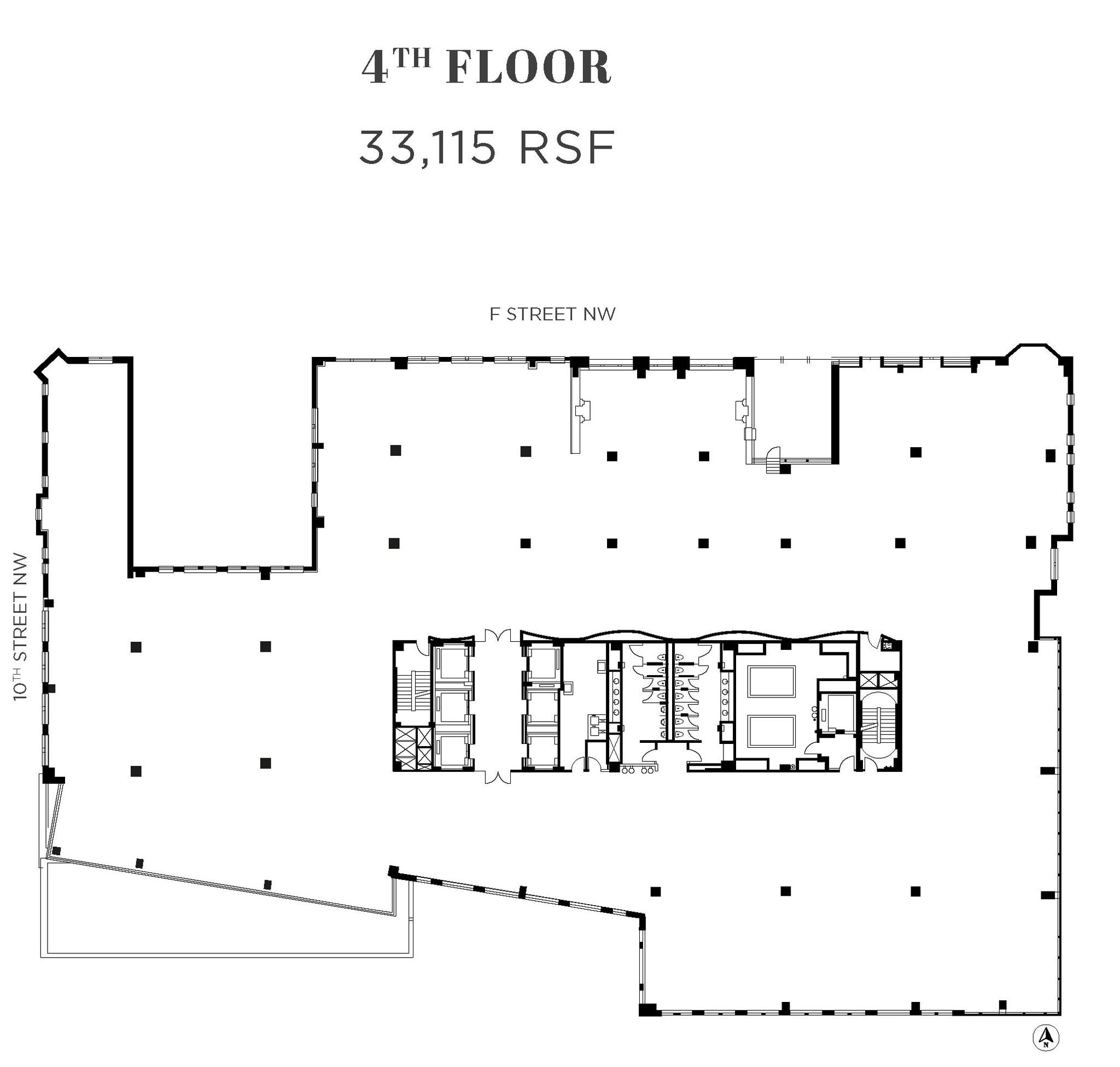 950 F St NW, Washington, DC à louer Plan d’étage– Image 1 sur 1