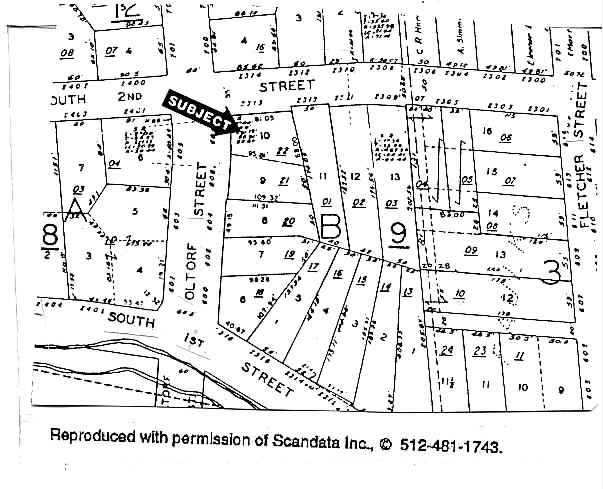 608 W Oltorf St, Austin, TX à vendre - Plan cadastral – Image 3 sur 3