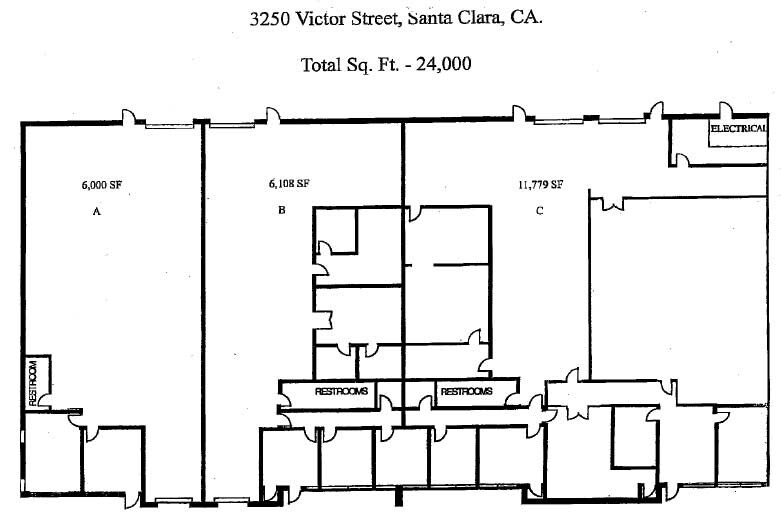 3250 Victor St, Santa Clara, CA à louer - Plan de site – Image 3 sur 3