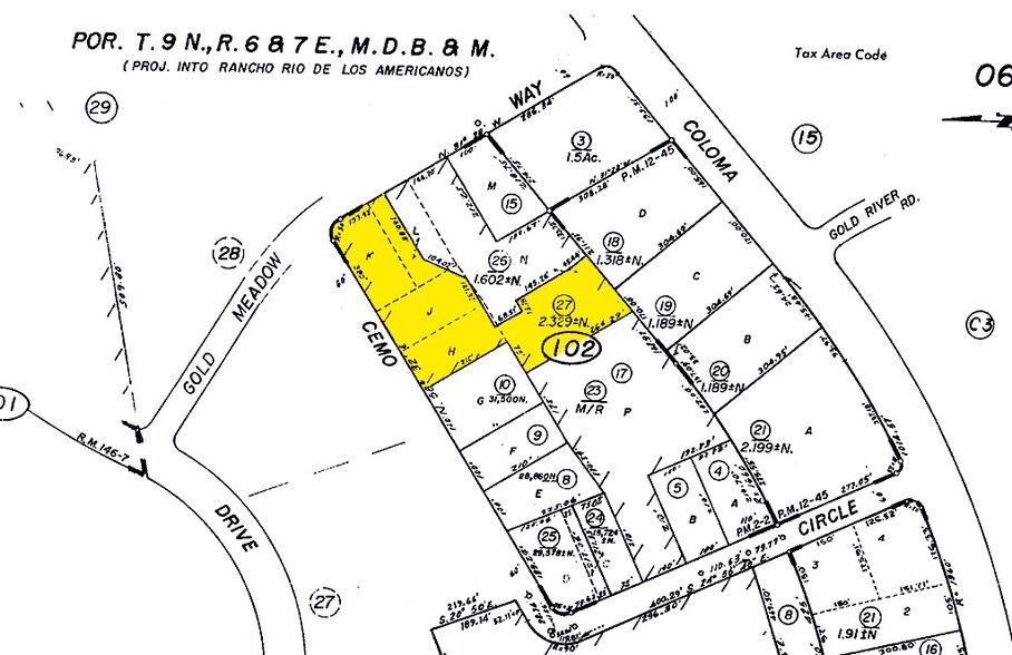 2366 Gold Meadow Way, Gold River, CA à vendre - Plan cadastral – Image 2 sur 11