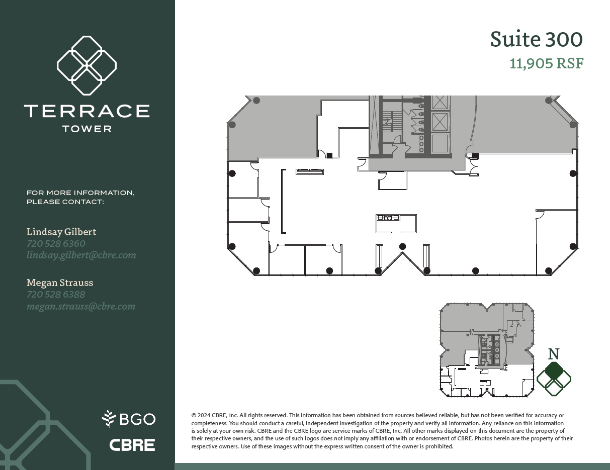 5619 Dtc Pky, Greenwood Village, CO à louer Plan d’étage– Image 1 sur 1