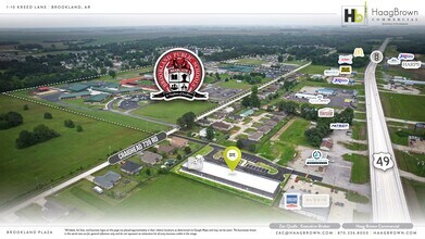 1 Kreed Lane, Brookland, AR - VUE AÉRIENNE vue de carte - Image1